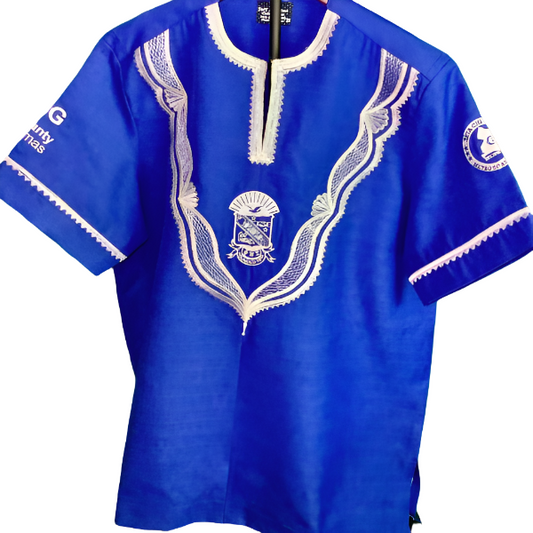 "The Executive Blue II" West African Dashiki