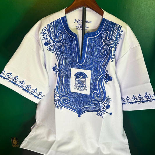 "The Presidential White' West African Dashiki